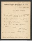 Nachlass Franz Steindachner, Brief von Jacques Pellegrin an Franz Steindachner (29.11.1912), Inv.Nr. 387.04, Seite 1